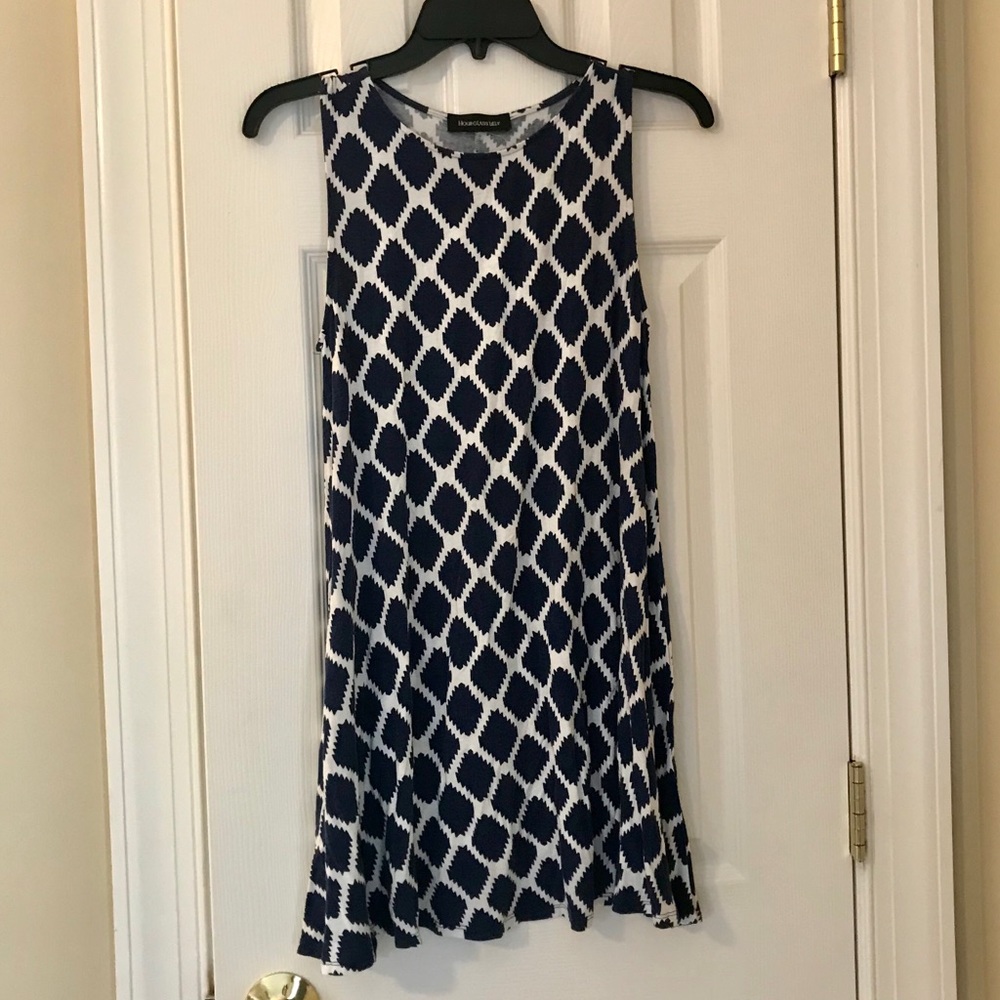 Women’s Sleeveless Loose Patterned Mini Dress
